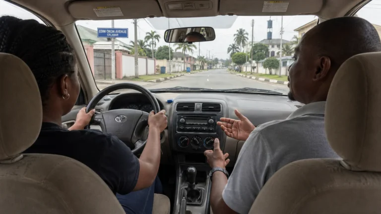 Hire a patient private instructor to learn manual or automatic driving on quiet Calabar streets before highway driving.