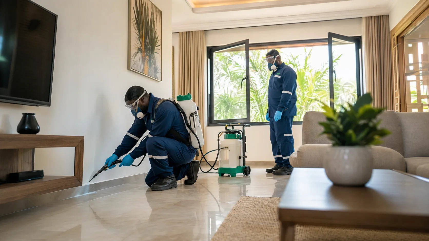 Book a team to clear mosquitoes, rodents, and termites from your property. We arrange safe, scheduled spraying for homes and offices in Ndidem Usang Iso and surrounding neighborhoods.