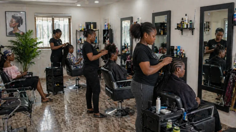 Find a mobile stylist to braid, weave, or treat hair at your location in Federal Housing or Atimbo.