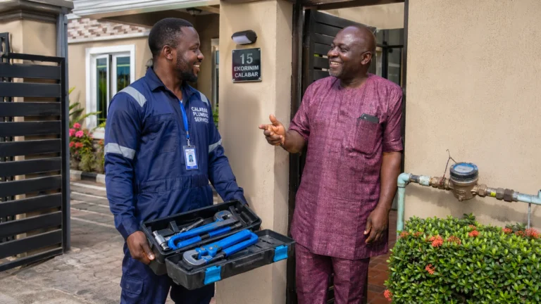 Get a verified plumber to fix leaks, taps, or water pressure issues, fast, in Federal Housing, Ekorinim, and Calabar South.