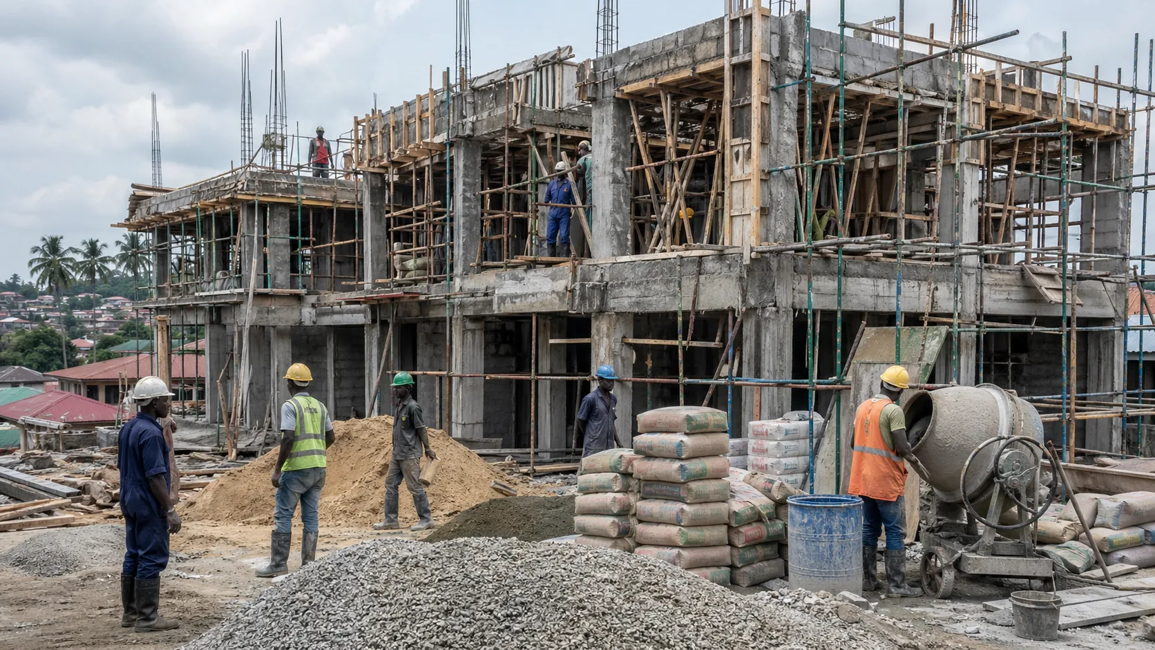 Rent durable metal scaffolding in Calabar; we connect you with reliable suppliers for on-site delivery and assembly.