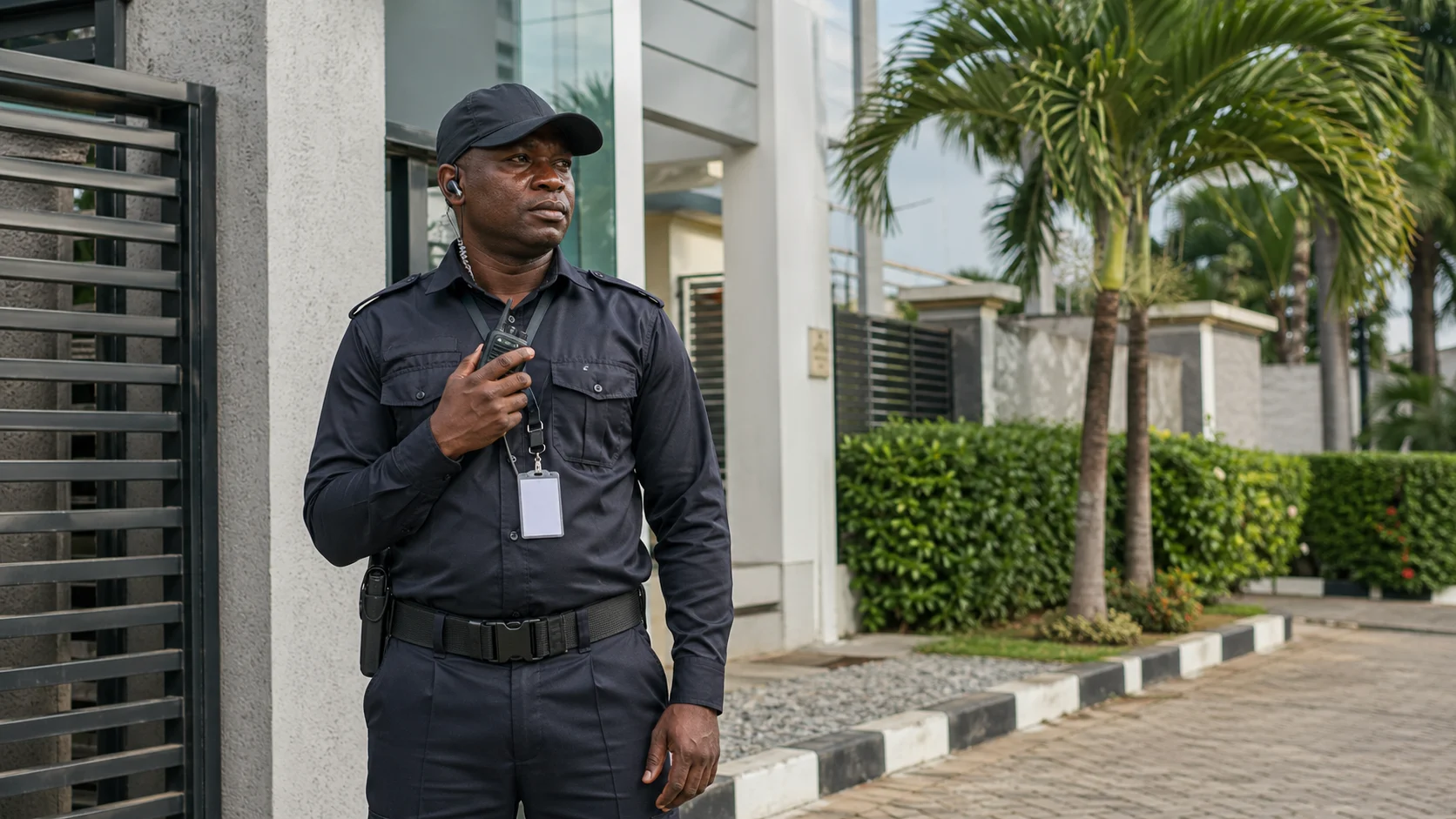 Hire trained security guards for home, office, or site—day and night. We connect you with pros familiar with Calabar neighborhoods like Ndidem Usang Iso.
