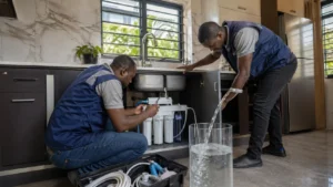 Connect with pros to install filters and treat borehole water, removing iron and dirt in Ikot Ansa and Atimbo.