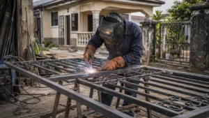 We connect you with local welders to craft iron gates, burglar proofs, and sturdy water tank stands using locally sourced steel.