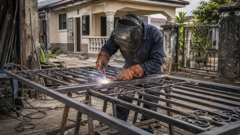 We connect you with local welders to craft iron gates, burglar proofs, and sturdy water tank stands using locally sourced steel.